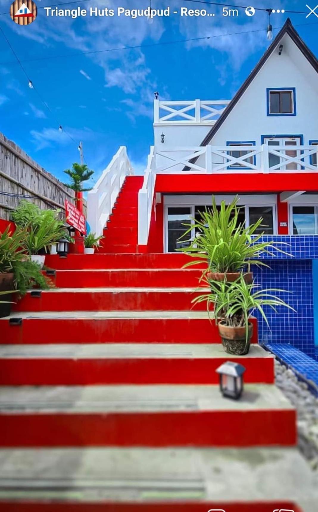Hotel Triangle Huts Pagudpud Exterior foto