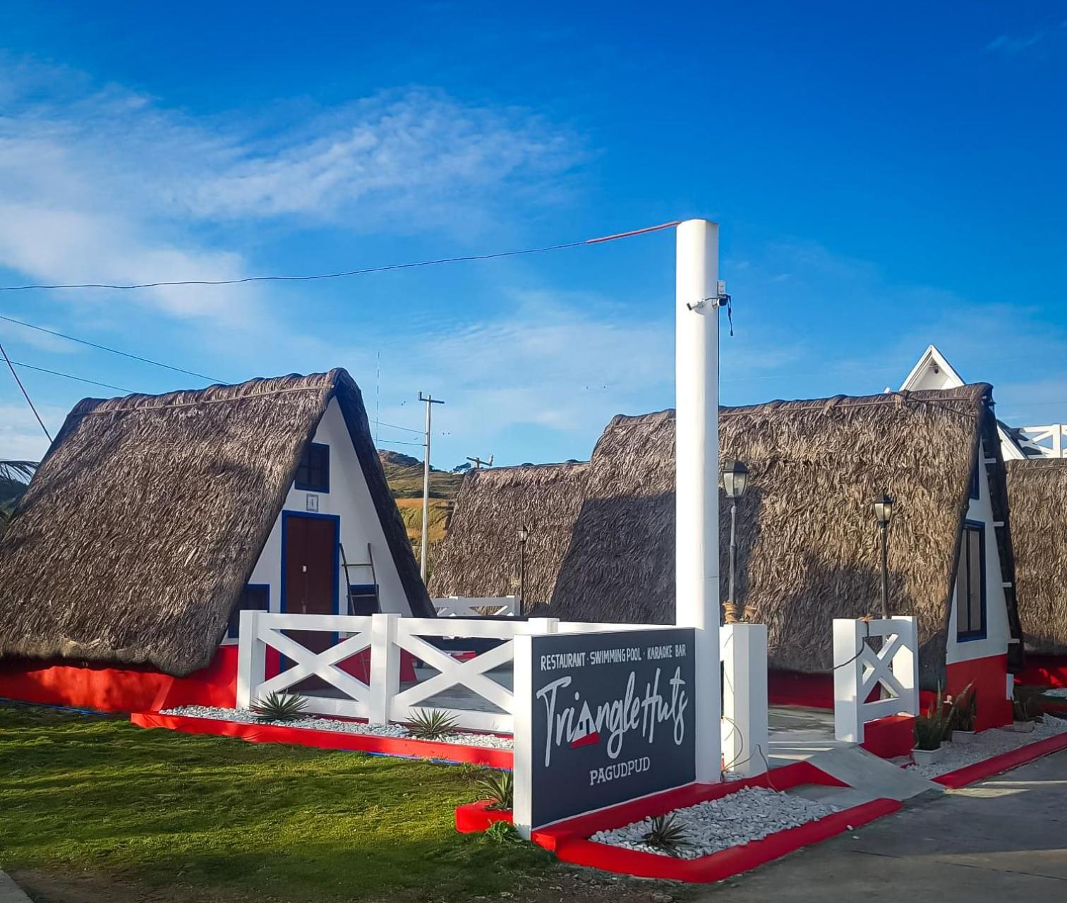 Hotel Triangle Huts Pagudpud Exterior foto