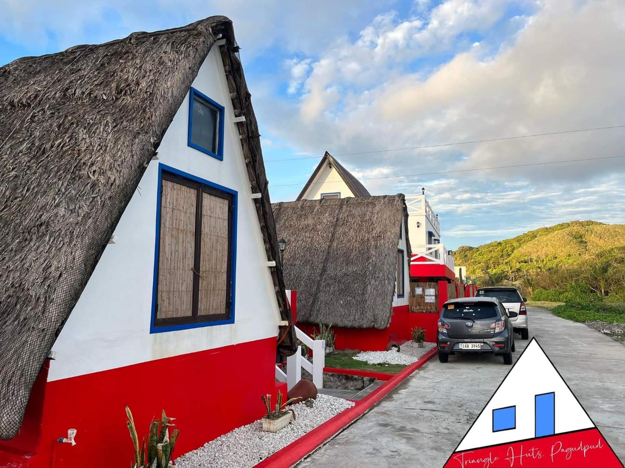 Hotel Triangle Huts Pagudpud Exterior foto